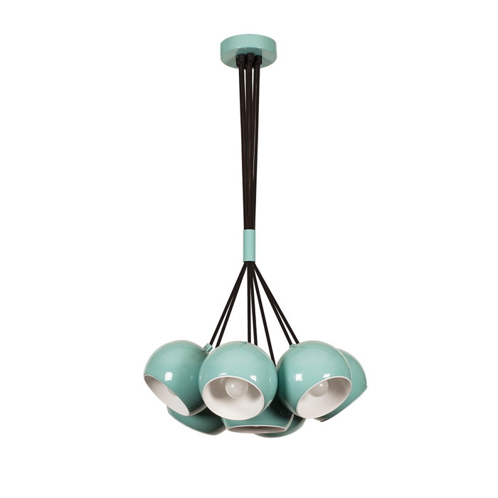 Opviq Sivani - MR-629 Lámpara de araña turquesa y blanca